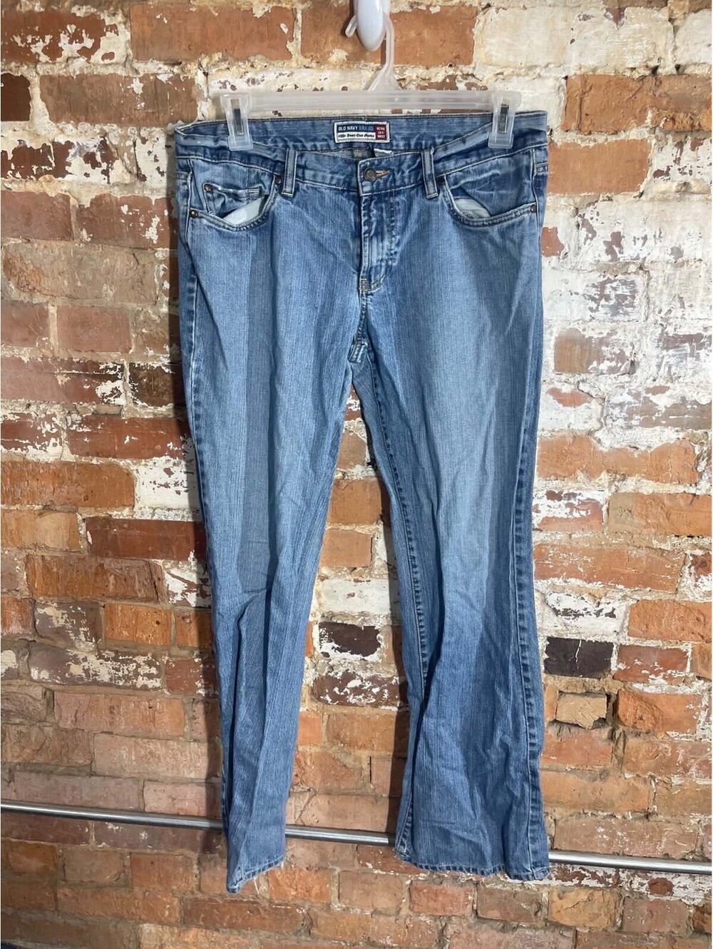 Old Navy Women's Size 12 Blue Ultra Low Rise Bootcut Jeans  Y2K Vintage